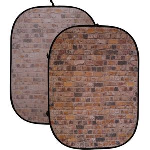 Caruba Opvouwbare achtergrond 150x200cm Red Stone