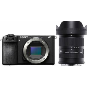Sony Alpha A6700 systeemcamera Zwart + Sigma 18-50mm