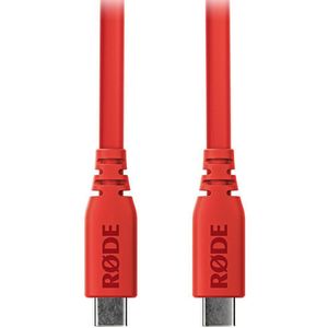 RØDE - SC17 - USB-C naar USB-C Kabel - Rood - 1,5m