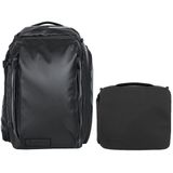 Wandrd Transit Travel 35L Backpack Black Essential Bundle