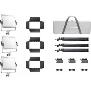 Godox Litemons LP400Bi Bi-color LED Light Panel 3-light Kit