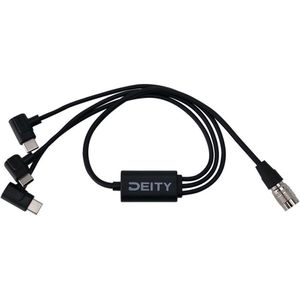 Deity SPD-HR3U 4-Pin to Triple USB-C Cable