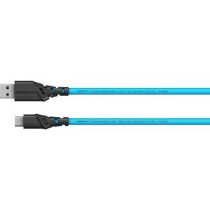Mathorn Tethering kabel USB-A naar USB-C Arctic Blauw 5m