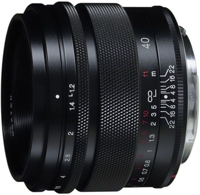 Voigtlander Nokton 40mm f/1.2 Canon RF-mount objectief Zwart
