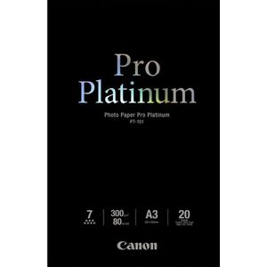 Canon PT-101 Pro Platinum Photo Paper A3 20 sheets