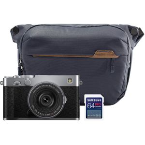 Fujifilm X-E5 systeemcamera Zilver + XF 23mm Black Friday Kit