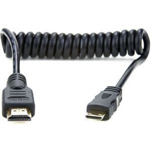 Atomos Full HDMI - Mini HDMI-kabel 30cm 4K60p Coiled