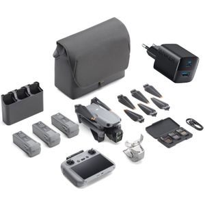 DJI Air 3S drone Fly More Combo (met RC-2 controller) + Anker 323 Snellader 33W Zwart