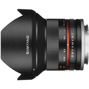 Samyang 12mm f/2.0 NCS CS Sony E-mount Zwart objectief - Tweedehands