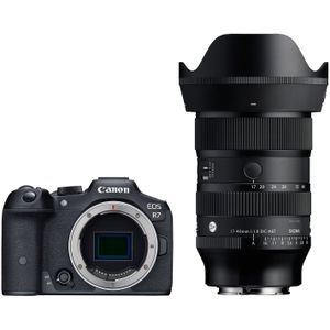 Canon EOS R7 systeemcamera + Sigma 17-40mm f/1.8 DC Art