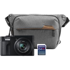 Panasonic Lumix DC-TZ99 compact camera Zwart Black Friday Kit