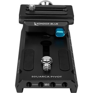 Kondor Blue 501/ARCA Pivot Camera Plate voor Ronin Raven Black