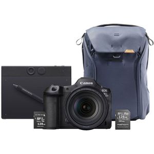 Canon EOS R5 Mark II systeemcamera Zwart + RF 24-105mm f/4.0 L USM Pro Editing Kit