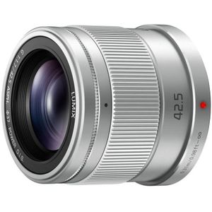 Panasonic Lumix G 42.5mm f/1.7 ASPH POWER OIS MFT-mount Zilver objectief - Tweedehands