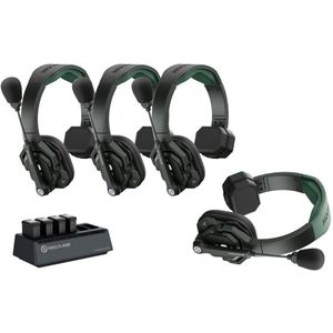 Hollyland Solidcom SE Pro 4S 4-Person Full-Duplex Headset Intercom System (1.9GHz)