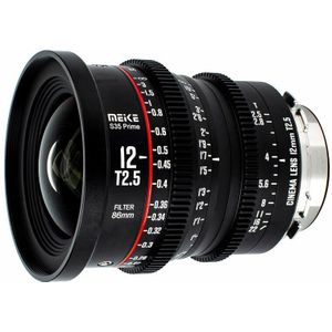 Meike Super35 Prime Cine 12mm T2.5 Cine PL-mount objectief
