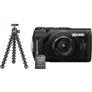 OM SYSTEM Tough TG-7 Zwart Gorillapod Bundel