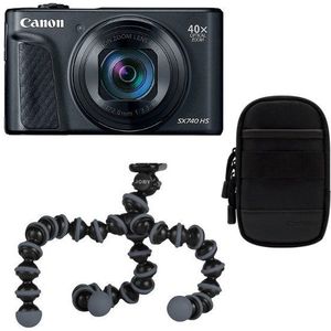 Canon Powershot SX740 HS compact camera Zwart Travel Kit