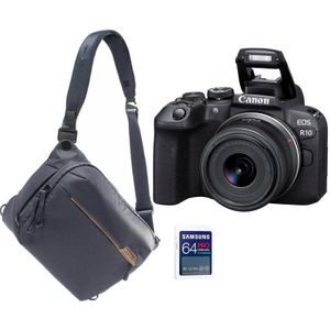 Canon EOS R10 systeemcamera + RF-S 18-45mm Black Friday Kit