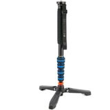 3 Legged Thing Punks Taylor 2.0 Magnesium Alloy Monopod Blue with Docz foot stabiliser