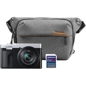 Panasonic Lumix DC-TZ99 compact camera Zilver Black Friday Kit