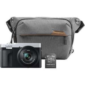 Panasonic Lumix DC-TZ99 compact camera Zilver Black Friday Kit