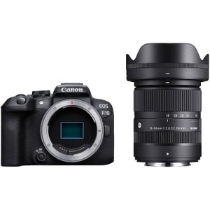 Canon EOS R10 systeemcamera + Sigma 18-50mm f/2.8 DC DN