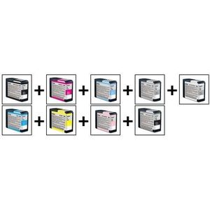Epson Inktpatroonset voor T580-serie (9-Pack) (Pro 3880) (origineel)