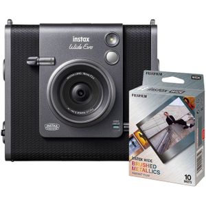 Fujifilm instax Wide Evo Camera Zwart - Starter Bundel