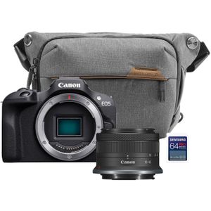 Canon EOS R100 + 18-45mm systeemcamera Black Friday Kit