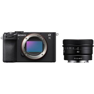 Sony A7C II systeemcamera Zwart + 40mm