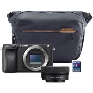 Sony Alpha A6400 systeemcamera + 16-50mm II Black Friday Kit