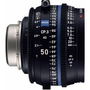 Zeiss Compact Prime CP.3 XD 50mm T2.1 PL-vatting met eXtended Data