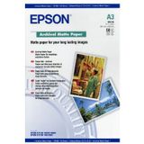 Epson Archival Matte Paper DIN A3 189g/mÂ² - 50 Vel