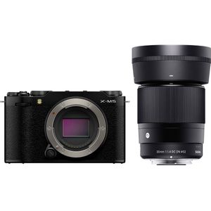 Fujifilm X-M5 systeemcamera Zwart + Sigma 30mm