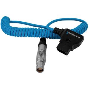 Kondor Blue D-Tap to LEMO 4-pin Coiled Power Cable for Canon C200
