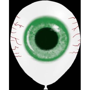 Halloween ballonnen - Zombie ogen - 30cm