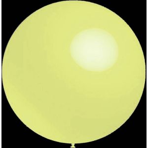 Gele ballonnen - Pastel - 91cm