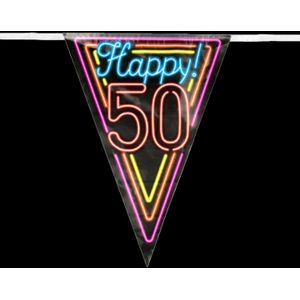Vlaggenlijn neon - 50 jaar