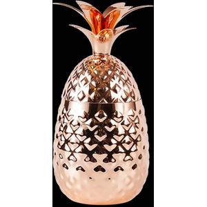 RVS cocktailglazen ananas - 36cl - Roségoud