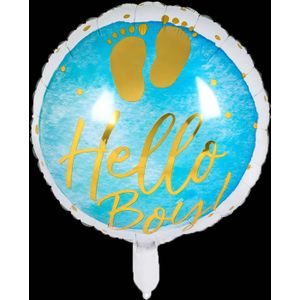 Ballonnen 'Hello boy!' - 45cm