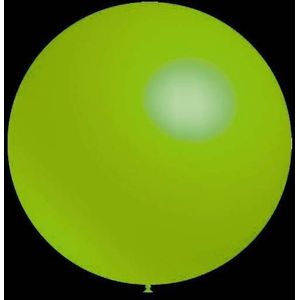 Lime groene ballonnen - Rond - 30cm