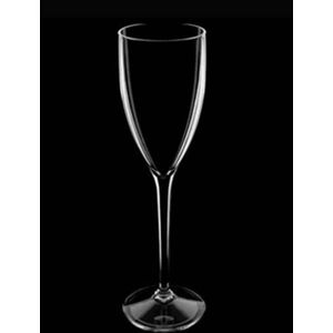 Kunststof champagneglazen - 15cl - Transparant