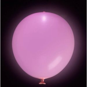 LED ballon roze