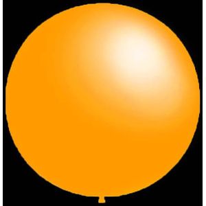 Okergele ballonnen - Rond - 30cm