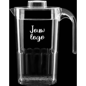 Pitchers bedrukken met deksel - 1 liter