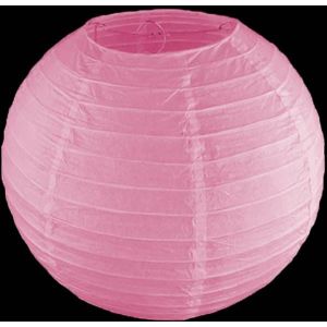 Roze lampion - Brandvertragend - 40cm