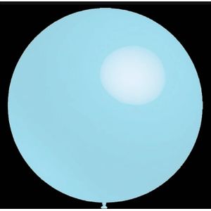 Blauwe ballonnen - Pastel - 91cm