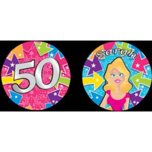 Haza Original Onderzetters Sarah 10 Stuks Multicolor