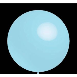 Blauwe ballonnen - Pastel rond - 30cm